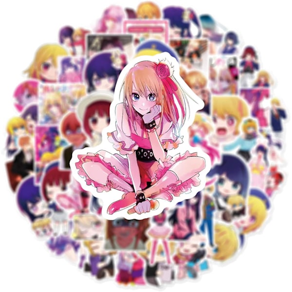 50 stk Japanske Anime Stickers Vandtætte Skab Bil Skateboard Motorcykel Cykel Bagage Guitar Laptop Telefon Vinyl Stickers Til Børn Teenagere Voksne