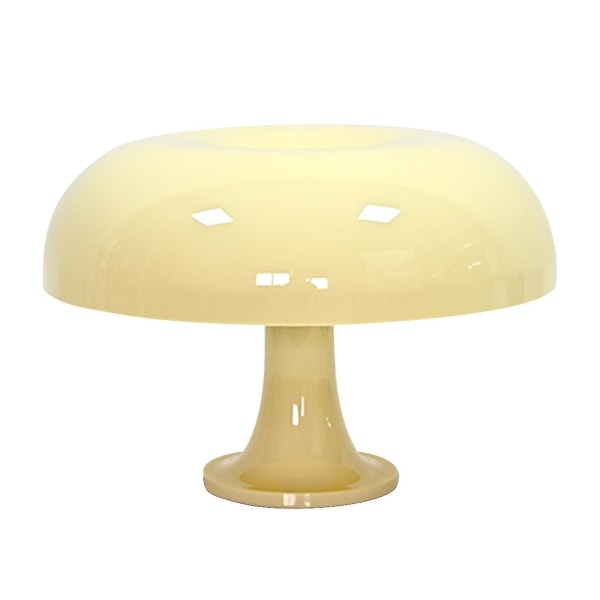 Retro svampelampe til rum æstetisk moderne belysning Dæmpbar. Cool retro indretning til stuen (lysegul)