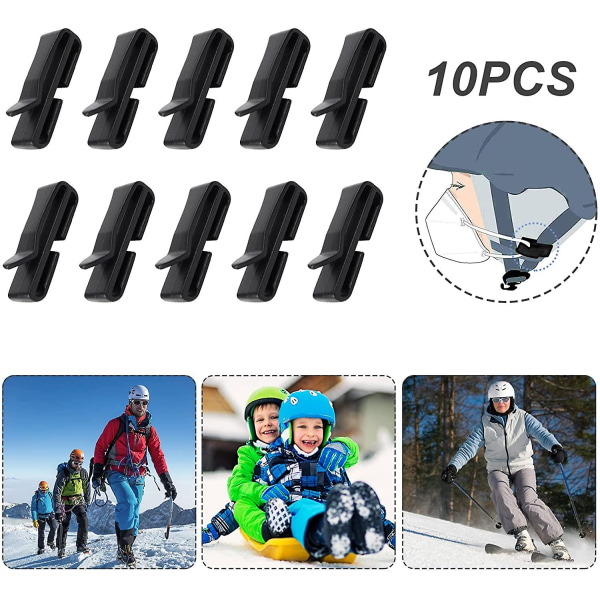 Maskeholder Skihjelmklemme Skihjelmklemmeholder For å feste masken til hjelmen