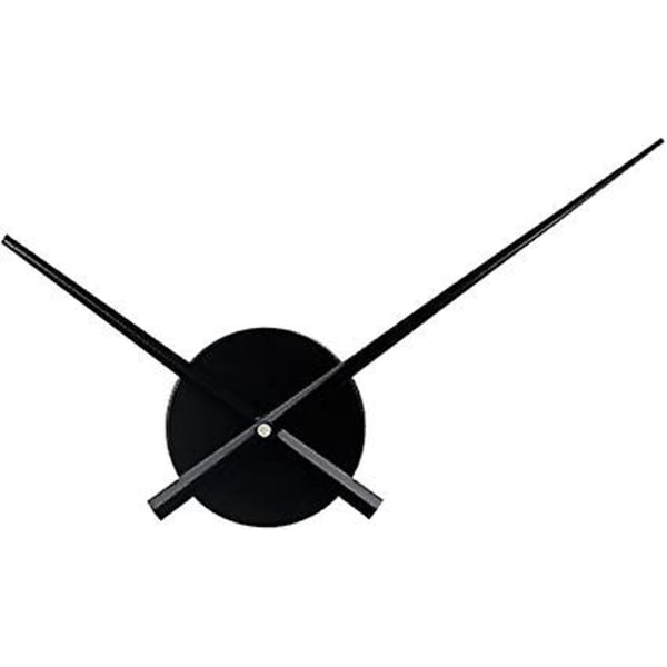 3d klocka visare, gör-det-själv stora klockvisare Nålar Väggklockor 3d Hemkonstdekor Quartz Klockmekanism Tillbehör (svart)