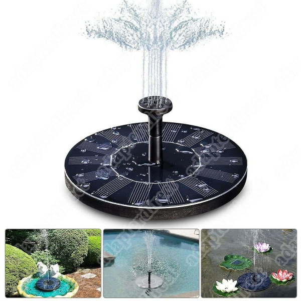 16 cm Solar Pump Fountain Dam Pumpe Have Fountain Fountain Vand Feature Flower
