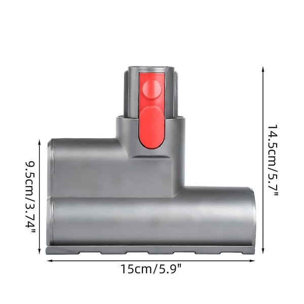 Mini turbin munnstykke børstehode for V7 V8 V10 V11 V15 batteridrevet støvsuger hode erstatningsdel（Som vist）