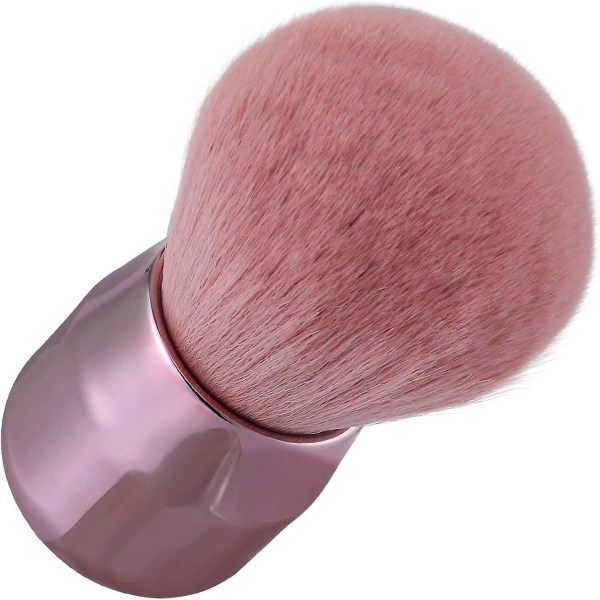 Nageldammborste, rengöringsborste för nagelmanikyrfärg och makeuppulverrouge (rosa)