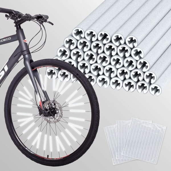 36 delar cykeleker reflektor hjul eker reflektor 360° synlighet och enkel installation cykelreflexer longziming