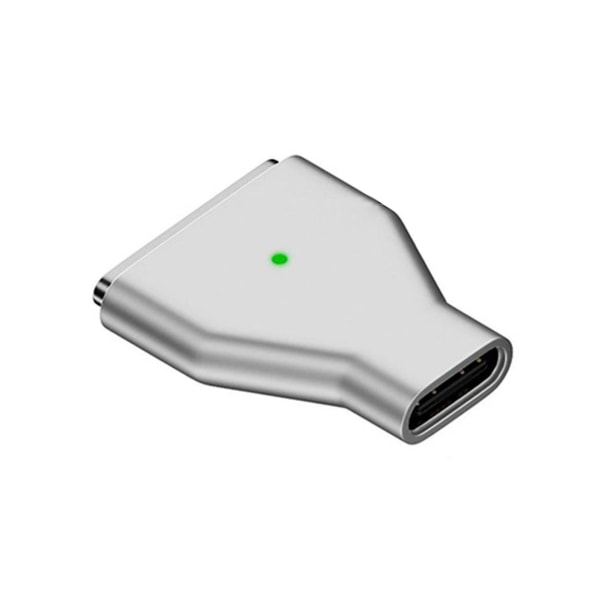 Magnetisk strømadapter for MacBook Pro Air 140W PD hurtigladeadapter for MacBook Pro 2013-2015（Sølv）