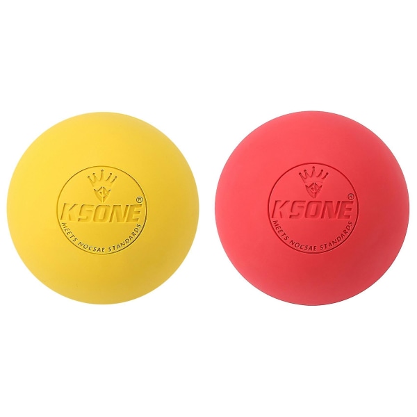 2 stk Massagebold 6,3 cm Fasciabold Lacrossebold Yoga Muskelafspænding Smertelindring Bærbar Phys