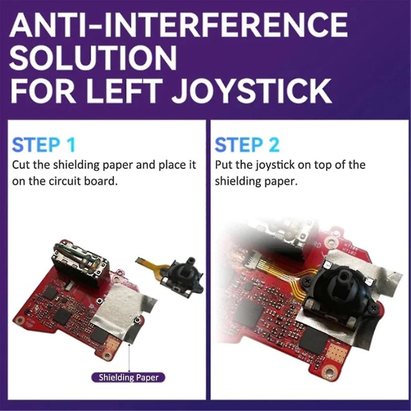 2 pakke for Ally Joystick erstatning Hall Joystick for Ally Gaming håndholdt reparasjonstilbehør (som vist)