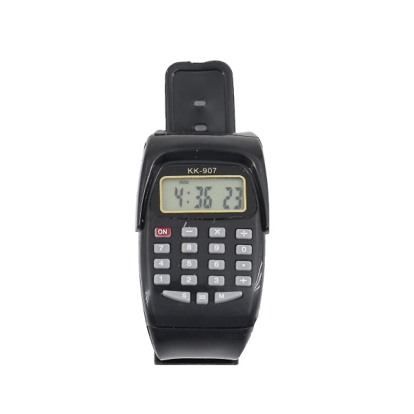 Silicone Phone Shape Calculator Watch For Kids Black