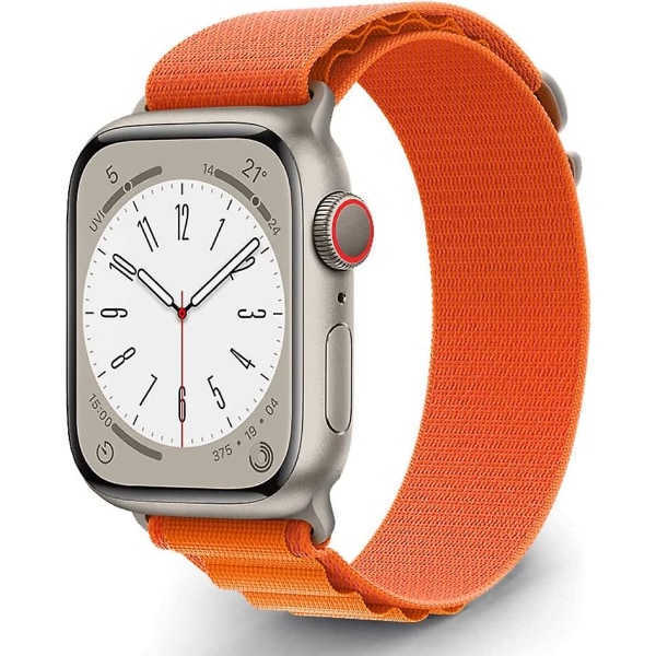 Alpine Loop Strap kompatibel med Apple Watch Ultra 41/40/38mm, vävd rem kompatibel för Iwatch Series 8/7/6/5/4/3/2/1/se