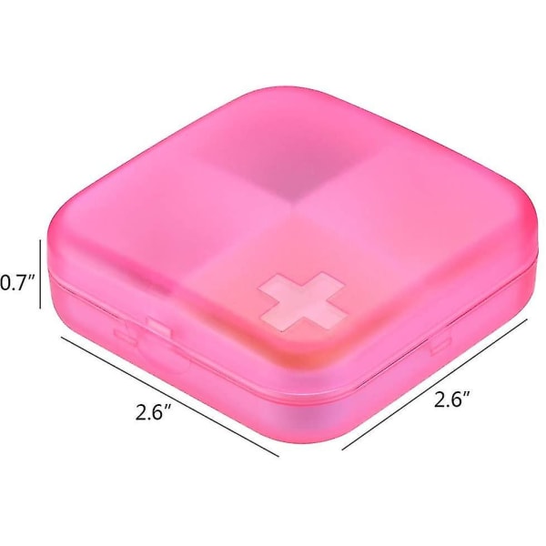 Pill Organizer - Portable Pill Box Small Pill Container
