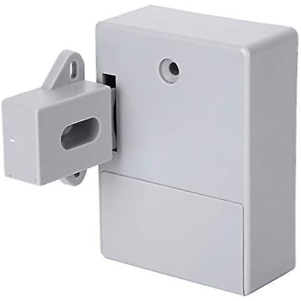Filfeel Smart Cabinet Lock 125khz elektroninen Rfid-kortin aukko saunakirjastojen tehtaille ja vaatekaappitoimistoille - ei poraa (harmaa)