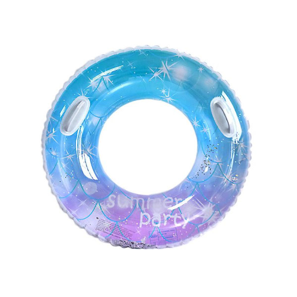 Uppblåsbar pool flyter Färgglada Pool Floaties Beach Floaty Toys Baby Simring för utomhuspool (70, Spind Star Swim Ring)