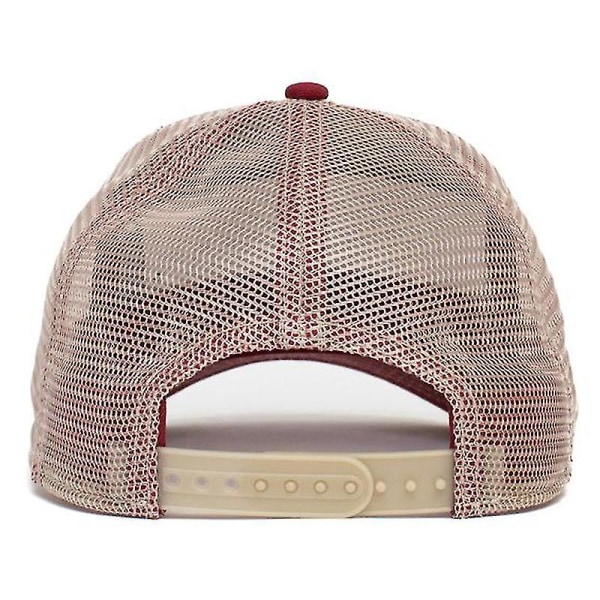 Baseballcaps Snap Mesh Hip Hop Bokstaver Broderi Hat Utendørs solskjermshatter（56-61cm，PDP-PEACE）