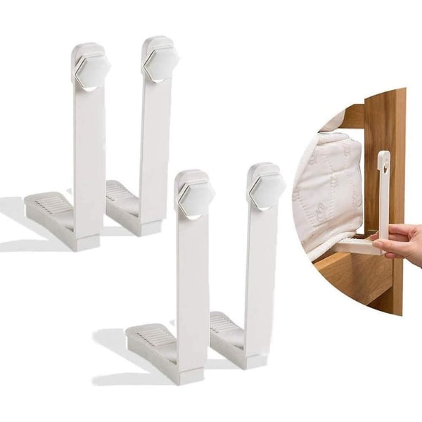 (vit, 8st) lakanhållare - hörnhållare för att hålla dina lakan på din madrass, madrassöverdrag, soffkudde. Enkel installation