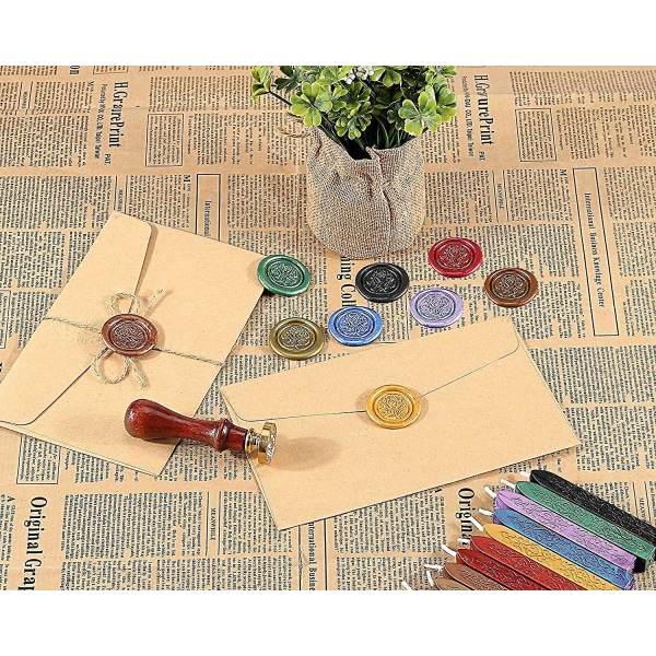 12 Pieces Grey Blue Sealing Wax Sticks With Wicks, Wax Seal Sticks, Vintage Wax Seal Kit With Wicks For Wax Seal Stamp And Postage Letter Wedding Invi
