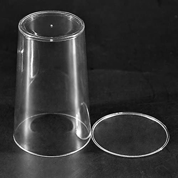 Hydrostatisk glas hængende vand i koppen Magiske tricks med instruktionsstadie Nærbillede Gimmick-rekvisitter Komedie Væske forbliver i glas Magi