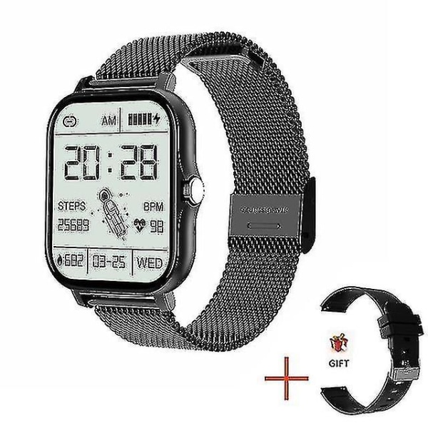 Women Smart Watch Men 1.69" Cor Screen Full Touch Fitness Tracker