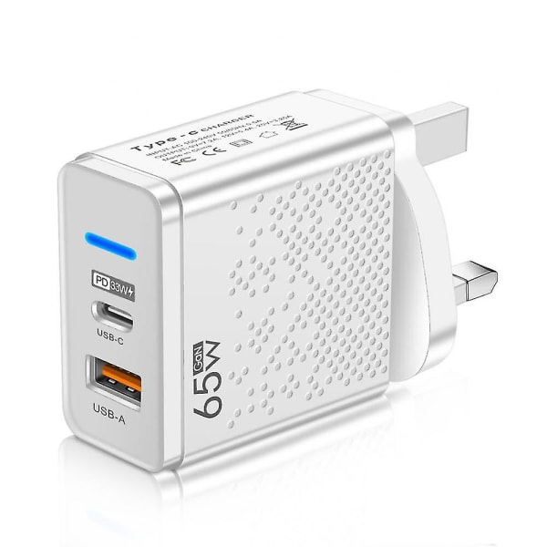 Ultranopea USB C-tyyppinen kaapeli Qc3.0 65w Pd pikalaturi Universal pikalaturi