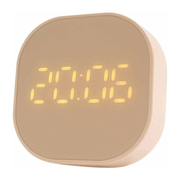 MINKUROW Bordsklocka Elektronisk väckarklocka Söt digital väckarklocka för vardagsrumsdekoration (Färg: Rosa)