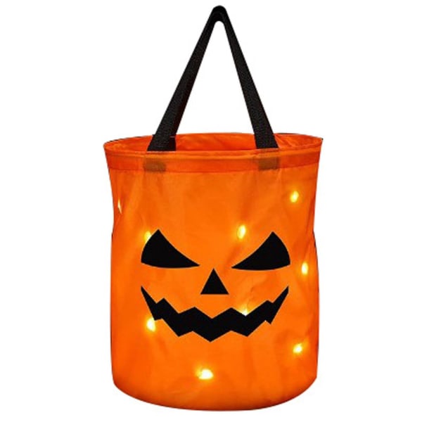 Led Light Halloween Godispåsar Light Up Halloween Party Trick Or Treat-påsar Light Up Godispåsar Barn SnackpåsarStyle 2