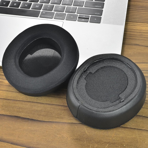 Kylande öronkuddar kompatibla för Arctis Nova Pro trådlösa hörlurar (ej för trådbunden version) (svart)