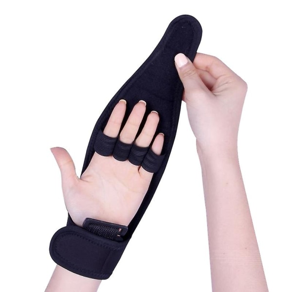 1 par Finger Rehabilitation Assistant Handskar Fast Finger Grip Styrka i Vind Rehabiliteringsträning
