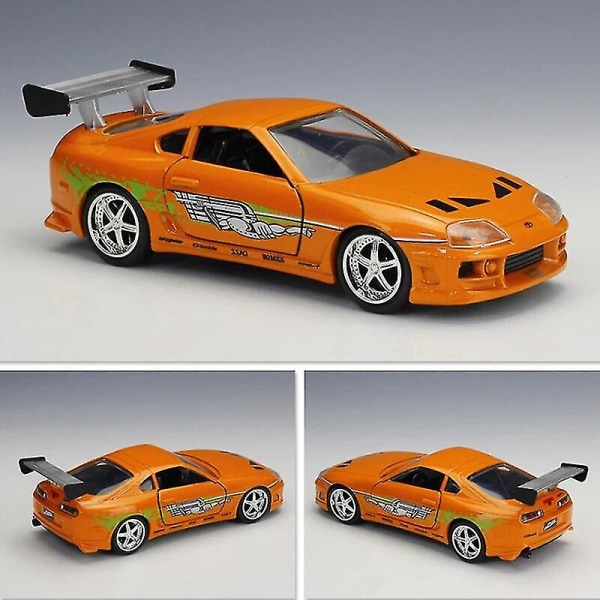 Alle 1:32 1995 Mitsubishi Eclipse Toyota Supra Honda Mitsubishi Mazda Rx-7 Diecast bil Metalllegering modell billeketøy gavesamling (1995 Toyota Ingen boks)