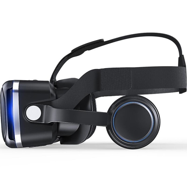 Vrg Pro Virtual Reality Glasögon 3d Glasögon för smartphones 5.0-7.0" Blu-ray hörlurar,c