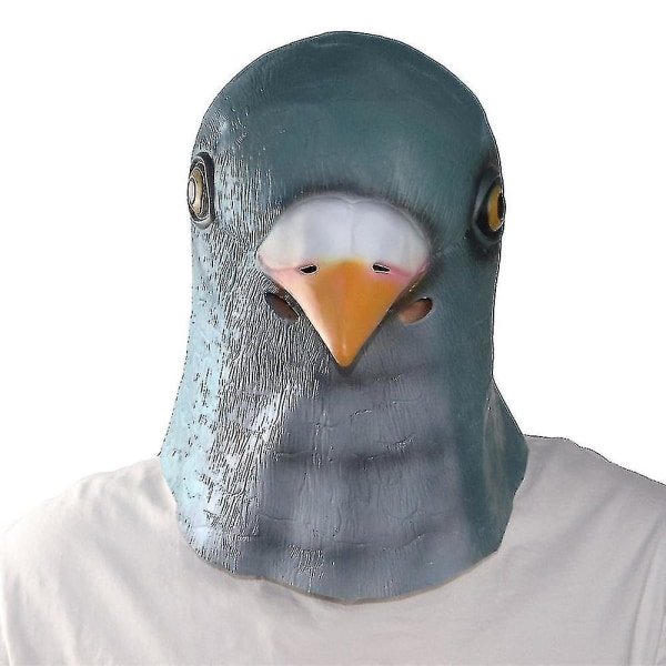 Fest Dyremaske Kostyme Nyhet Halloween-kostyme Fest Latex Fugler Hodemaske Pigeon Mask