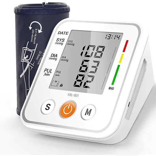 Professional Smart Electronic Upper Arm Blood Pressure Monitor With Lcd Screen Crday Gift