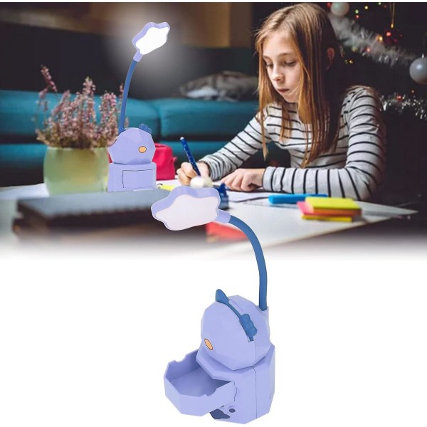 Led Pöytälamppu Lasten Valot USB Lataus Lämmin Valo Söpö Sarjakuva Design Kirjavalot Silmäsuoja