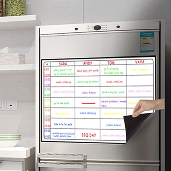 Magnetisk whiteboard- set bekväm att använda multifunktionstavla för barn Studenter Klassrum（LZ0009 2)