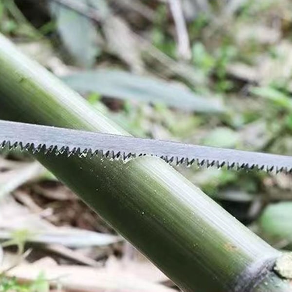 Hienohampainen pieni saha liukumattomalla kahvalla Heavy Duty Manuaalinen tasoleikkaussaha puutarhan käsinleikkaukseen (saha ja sahanterä)