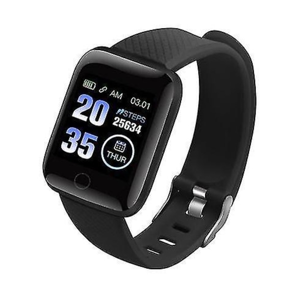 Smart watches 1.3-inch touchscreen smart bracelet sports watch waterproof fitness tracker blood pressure heart rate blood oxygen monitor black