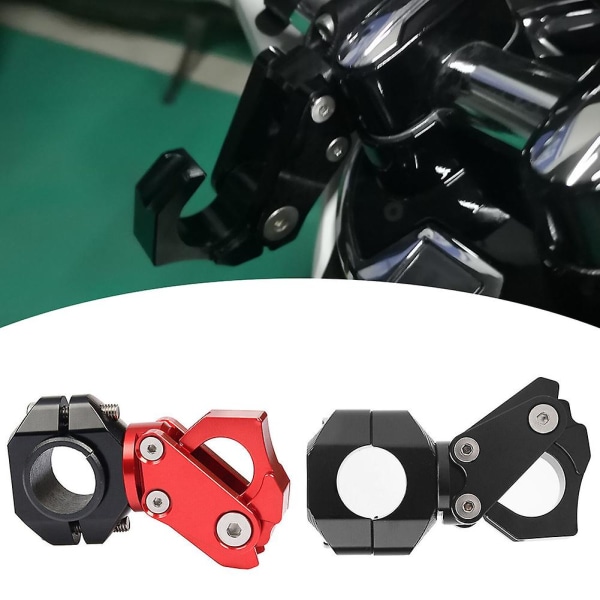 Motorcykelbagage främre förvaringskrok Slitstark stark lastbärande krok för motorcykeltillbehör (svart)