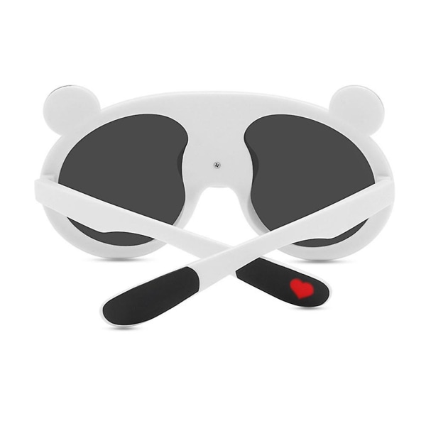 Polariserte solbriller for barn Søt tegneserie Panda solskygge beskyttelsesbriller (One Size）
