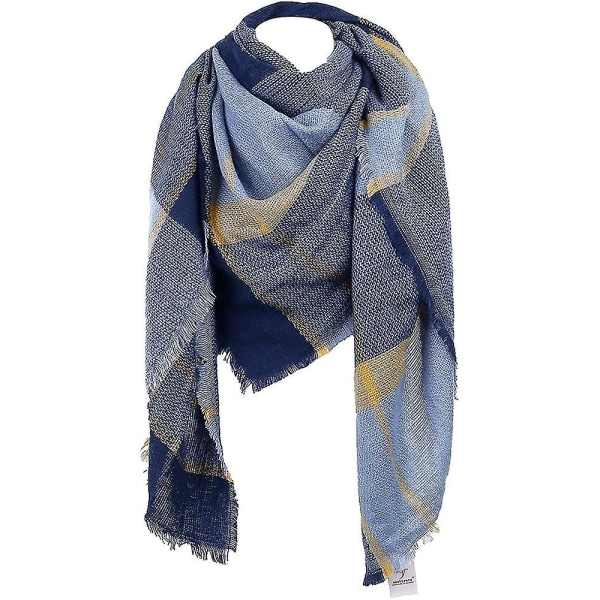 Mysig rutig rutig filthalsduk - Tartan Snygg Cape Wrap-sjal för kvinnor