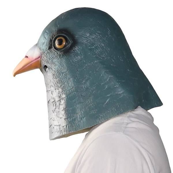 Fest Dyremaske Kostume Nyhed Halloween Kostume Fest Latex Fugle Hovedmaske Pigeon Mask