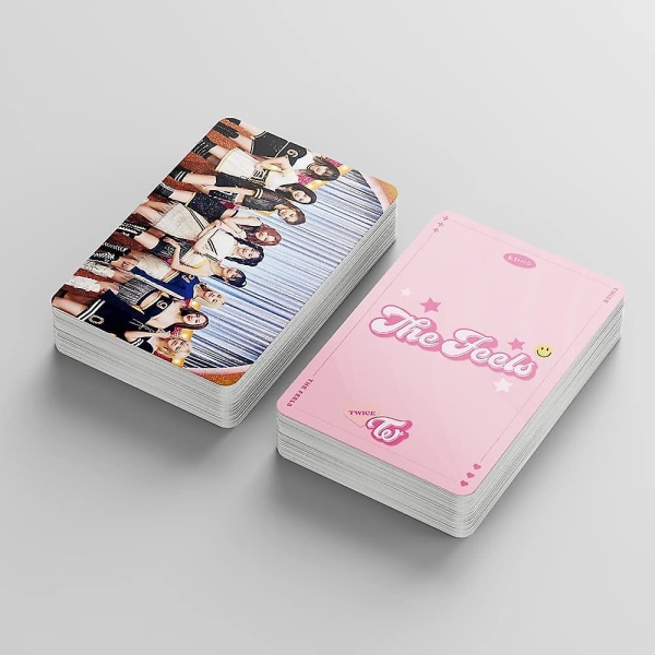 55 st Twice Lomo Card Twice The Feels Album Card Twice Merchandise Photocard för fans