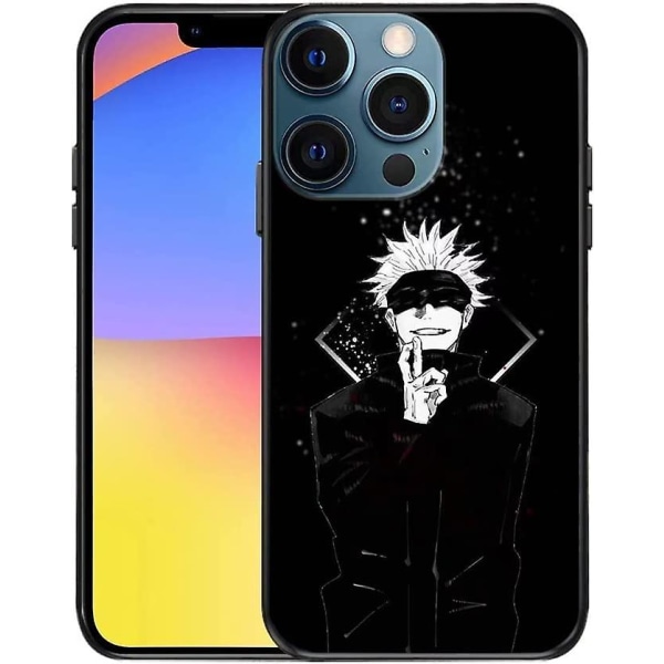 Japansk Anime Mönster Telefonfodral Designad För Iphone 13 Pro Max, Anime Mjuk Tpu Stötsäker Kompatibel Med Iphone 13 Pro Max Skyddande Fodral 6.7