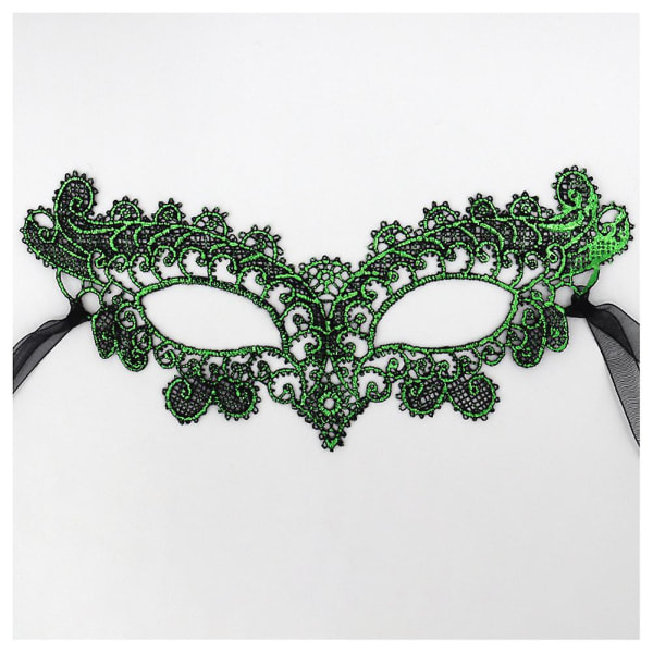 Kvinnor Sexys Cosplay Förgyllning Spets Ögonmask Glänsande Glitter Pretty Party Mask För Masquerade Party（7)