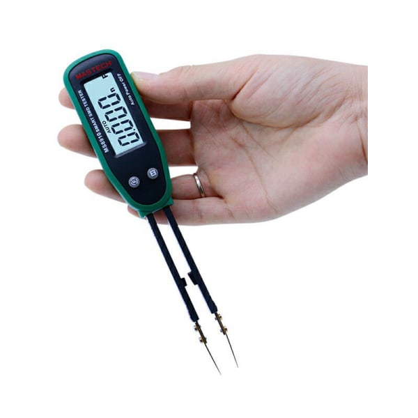 Högkvalitativ pincett Smart SMD Resistor Kondensator Diod Meter Tester LCD Multimeter MS8910, 3000 Counts Auto Ring/Scan 1st