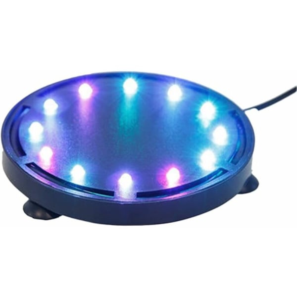 LED bubbelljus, vattentät och dränkbar, LED-belysning, akvariedekorationslampa (A: Diameter: ca 10,5 cm, power: 1W)