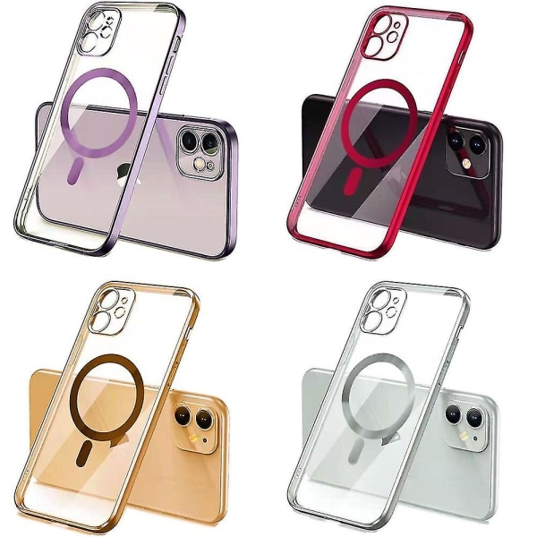 Til Iphone 12 Pro Max Magsafe Magnetic Wireless Charging Case Beskyttelsesetui