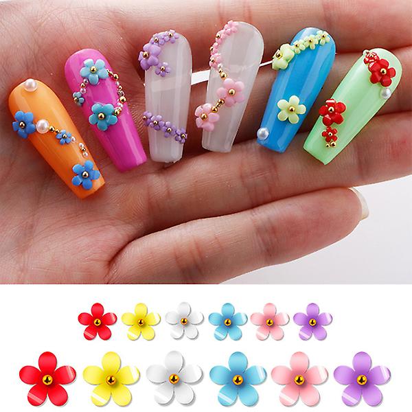 3d Flower Nail Art Dekorationer Negle Charms Luksus Nail Supplies Tilbehør