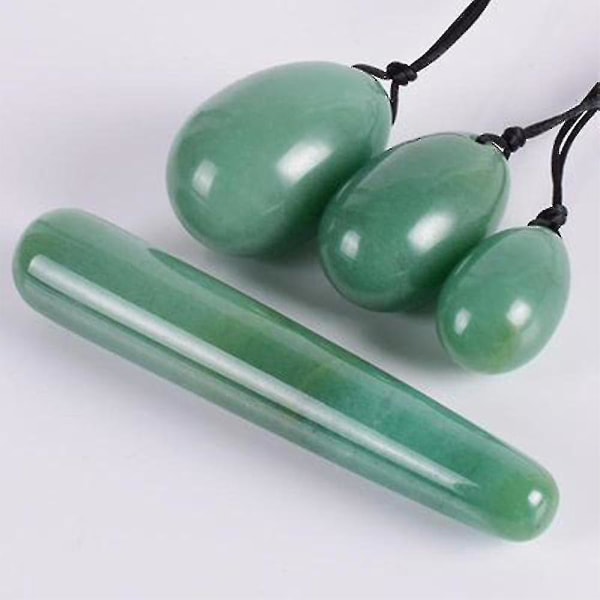 Muskelträningsägg, för träning av bäckenbottenmuskler, jade (grön)