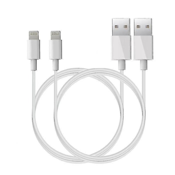 Kabel iphone-2 Pack 3ft Lightning-kabel til USB-dataoplader til iphone SE-6-6s-5-5S-5C,iPad 4,iPad A