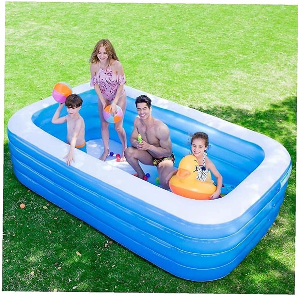 Inflatable Swimming Pool Pvc Water Fun Inflatable Pool For Kids Adults Outdoor