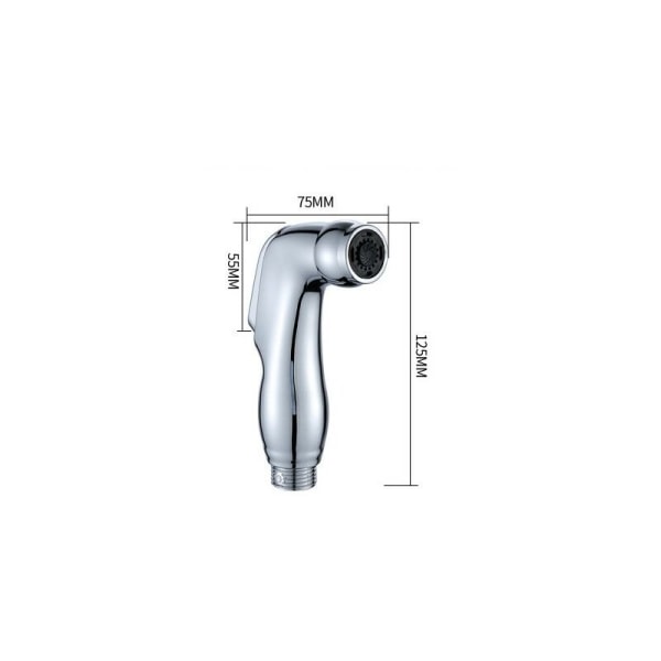 MINKUROW 1 Set Toalett Bidé Spray Set - Toalett Hand Bidé Spray med 1,5 m slang och hållare för badrum/feminin hygien/kroppsrengöring