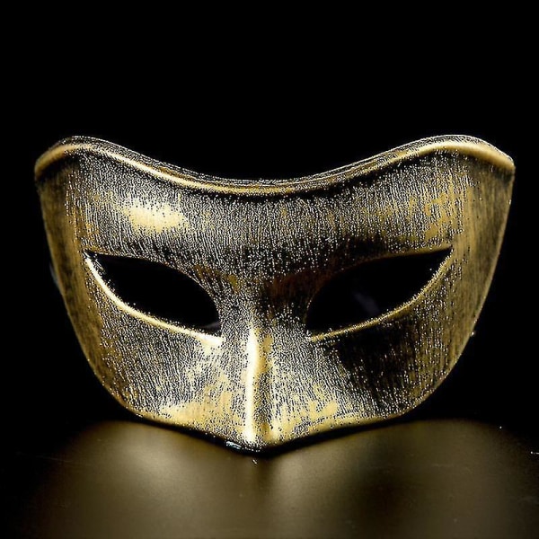 Venetian Mask Creative Masquerade Mask Halloween Party Ny plastmask Guld（Guld)